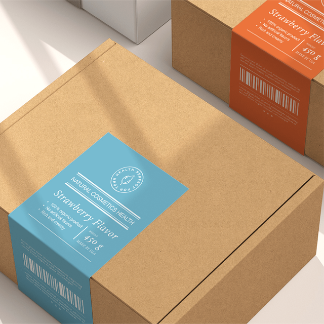 Etiqueta de papel livre de madeira