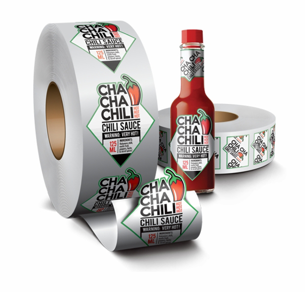 Rótulo de animal de estimação de prata matt 