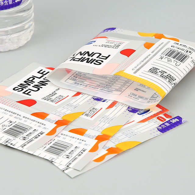 Etiqueta de filme de PVC