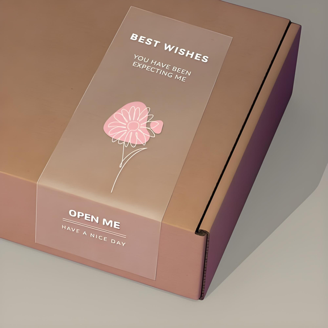  Rótulo de PVC transparente 