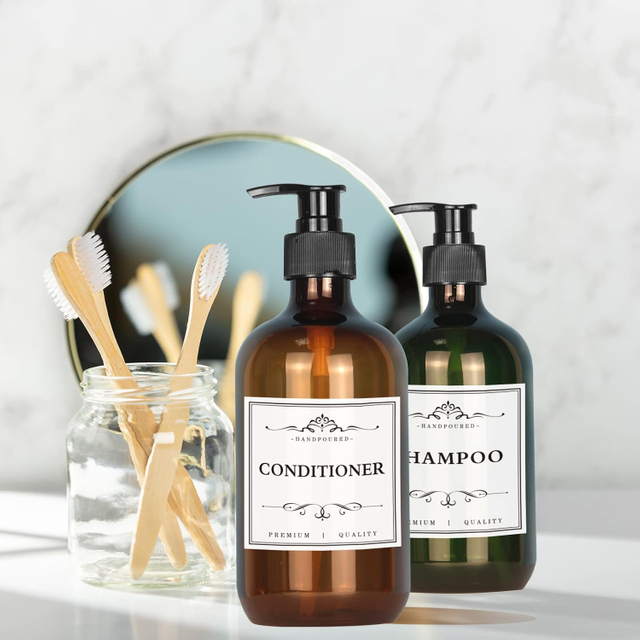 Etiqueta branca brilhante